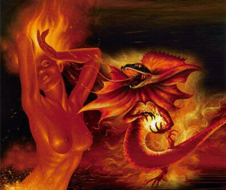 Саламандра огненная мифология