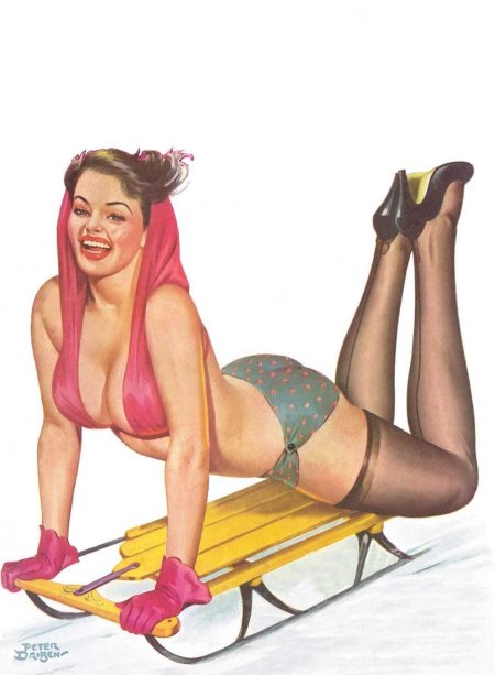 Пин ап девушка