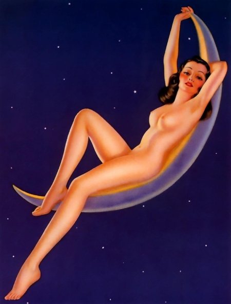 Девушка луна