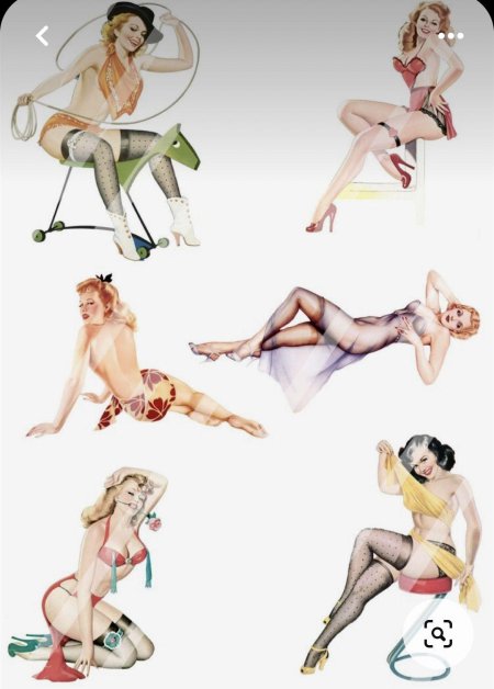 Позы в стиле пин ап