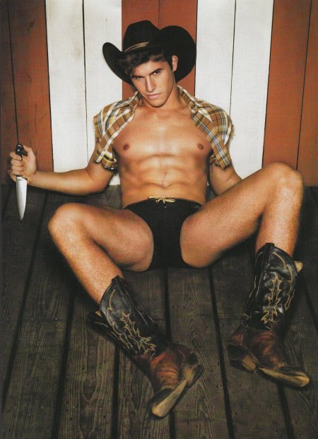 Голые парни шляпа