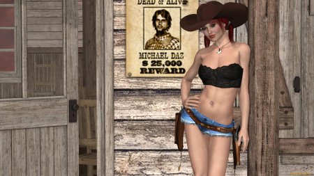 Девушка ковбой