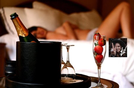 Шампанское клубника