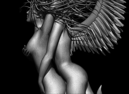 Ангел и демон фотосессия эротическая