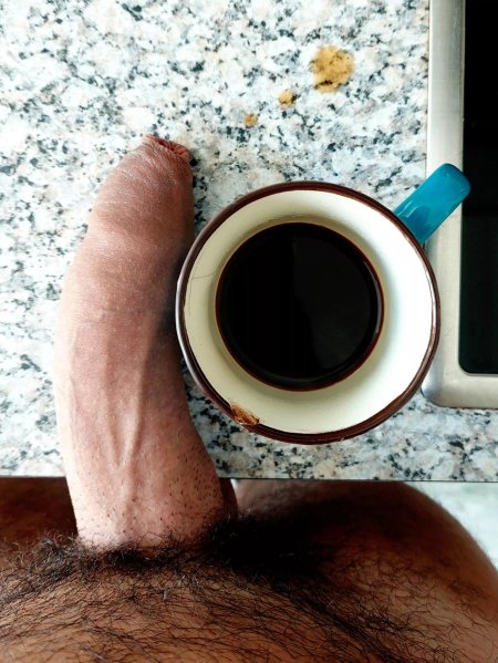 Cum in coffee