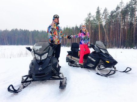 Прокат снегоходов