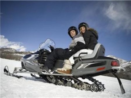 Катание на снегоходах