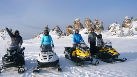 Снегоход горный