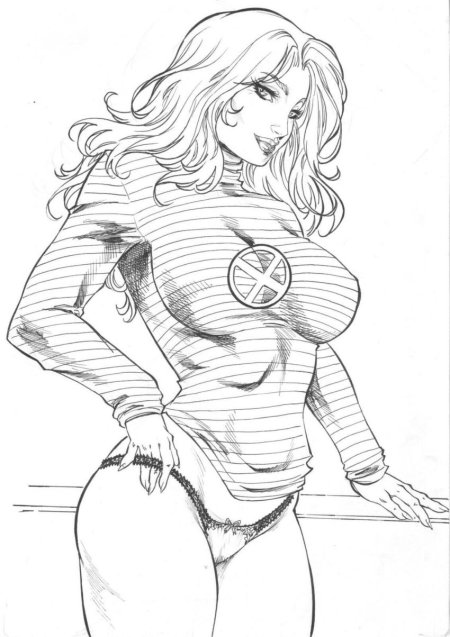 Рисунки супергероев