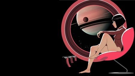 Ретрофутуризм девушки