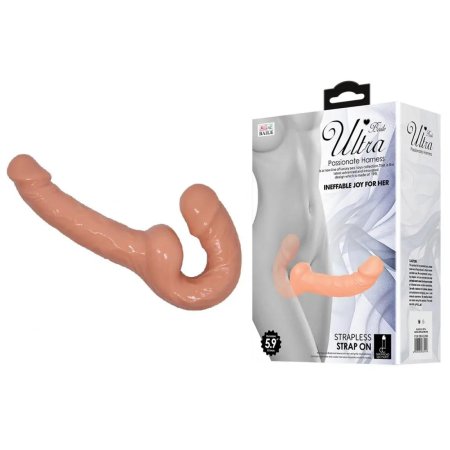 Безремневой анатомический страпон baile