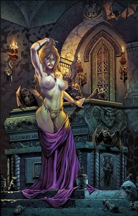 Мрачные эротические арты