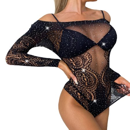 Боди со стразами