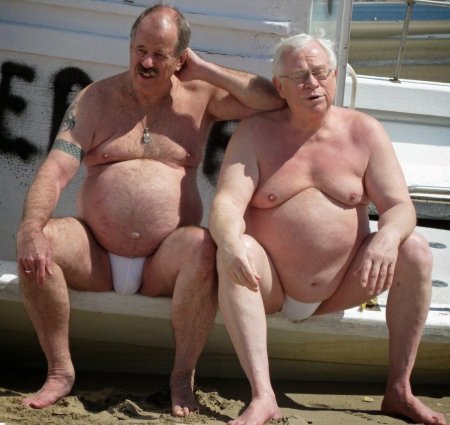 Жирные старые голые деды