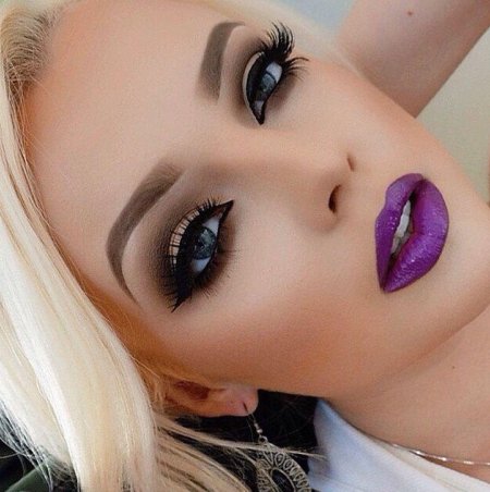 Вечерний макияж для блондинок