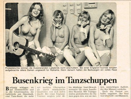 Ladybirds топлесс группа