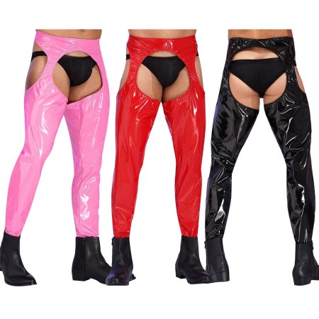 Латексные легинсы мужские