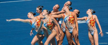 Синхронное плавание женщины россия