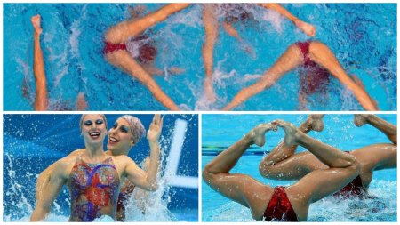 Пловчихи синхронистки