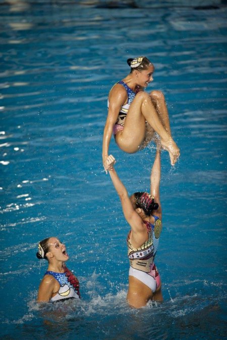 Пловчихи синхронистки