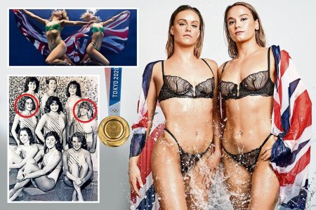 Synchronised swimmer