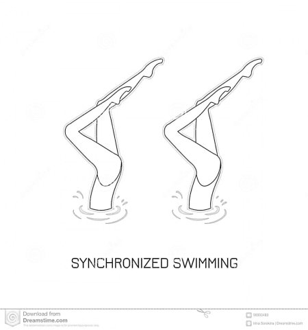 Синхронное плавание эмблема