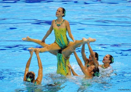 Синхронное плавание синхронистки