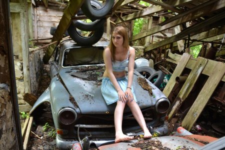 Фотосессия на заброшенном заводе