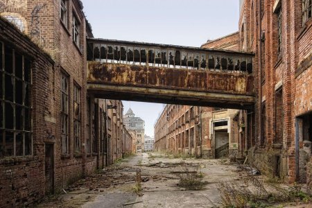 Заброшенный завод в восточной германии