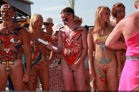 Коктебель бодиарт праздник нептуна