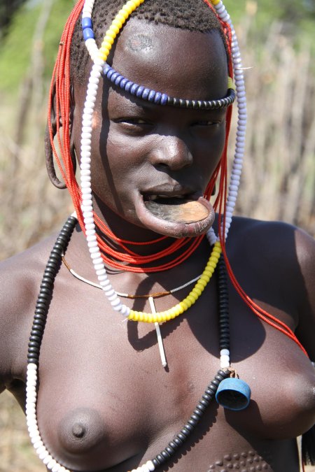 Женщины племени мурси