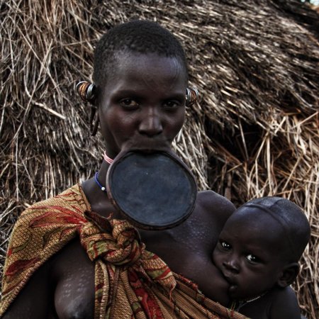 Эфиопия племя сурма