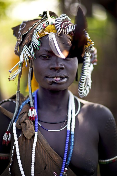 Племя мурси в африке