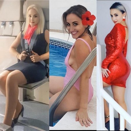 Бортпроводницы в нижнем белье