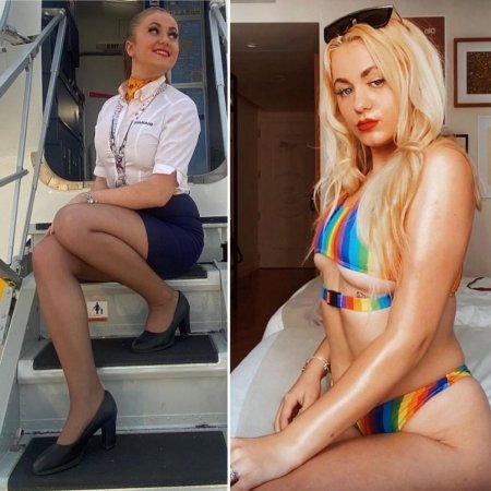 Секси стюардесса