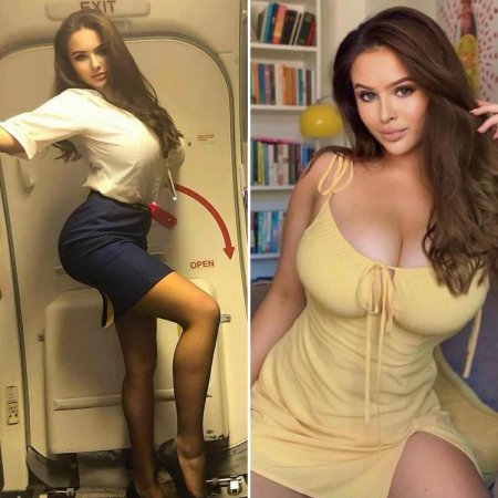Стюардесса красивая