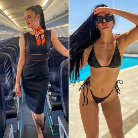 Бортпроводники авиакомпании аврора