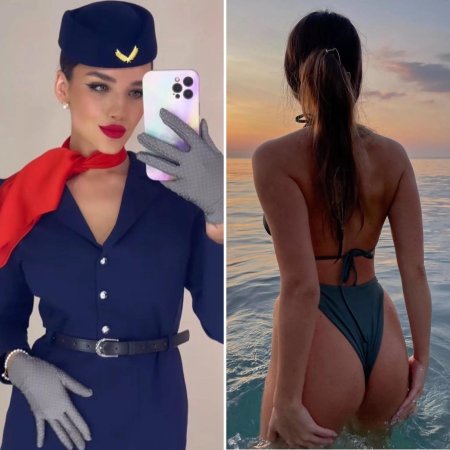 Самая красивая стюардесса россии