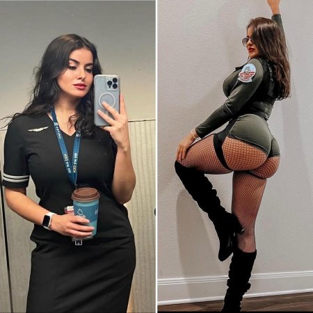 Стюардессы без униформы