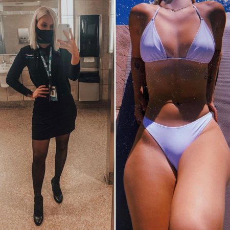 Красивая стюардесса