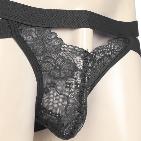 Мужские кружевные стринги
