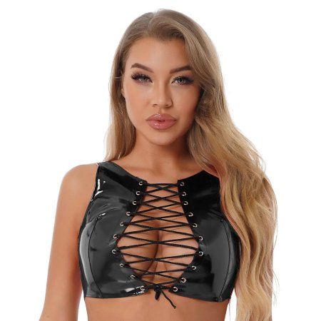 Топ на шнуровке