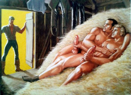 Пенис в современной живописи