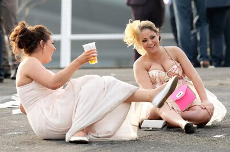 Пьяные английские леди без цензуры