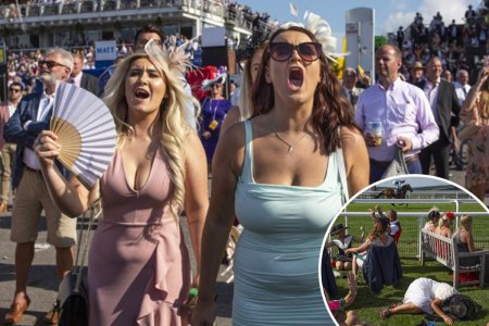 Леди на скачках в англии