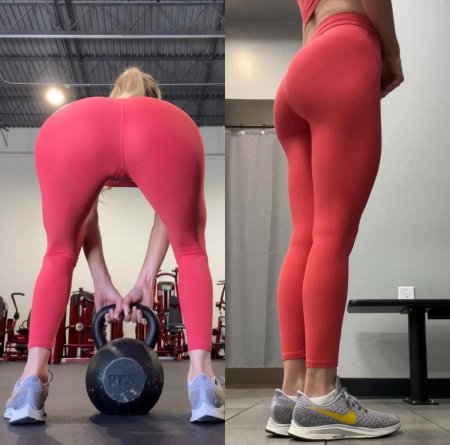 Девушка в спортивном