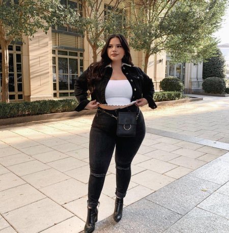 Стиль пышных девушек