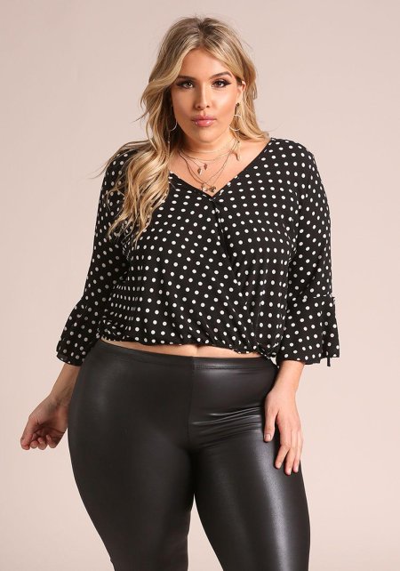 Блузка для полных