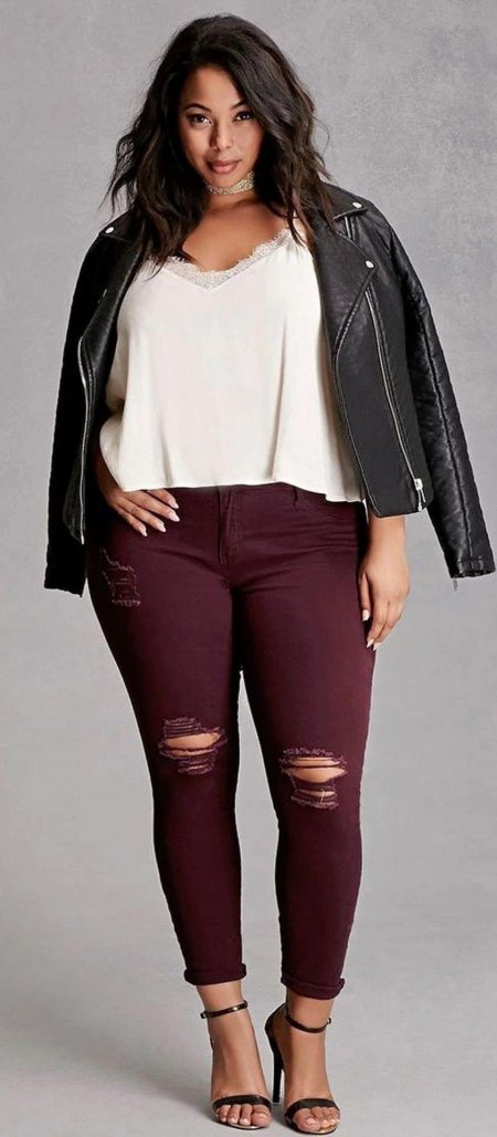 Штаны для полных девушек