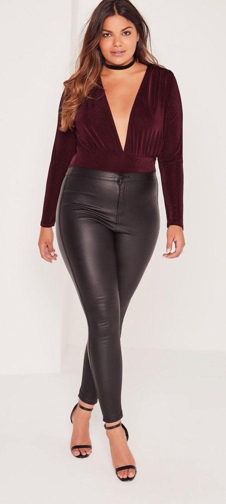 Кожаные штаны для полных женщин